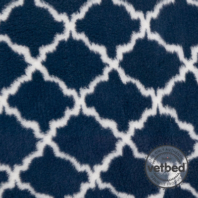 Vetbed® Select (Non Slip) Midnight Blue Trellis