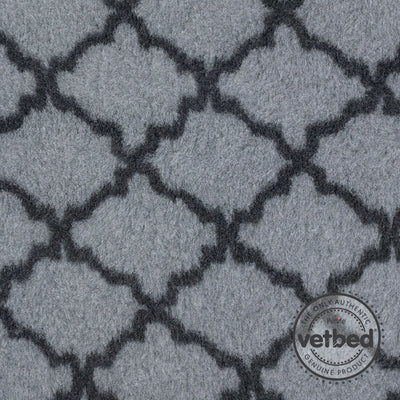 Vetbed® Select (Non Slip) Soft Grey Trellis