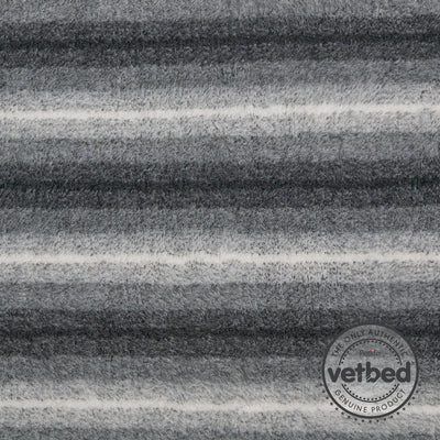 Vetbed® Select (Non Slip) Charcoal Grey Wolf Stripe