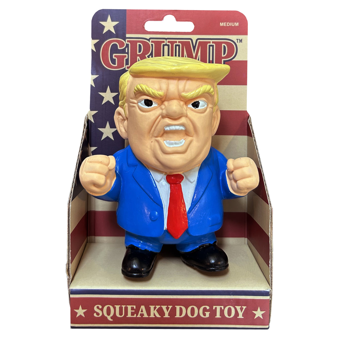 Grump Latex Squeaky Dog Toy – Petlife International