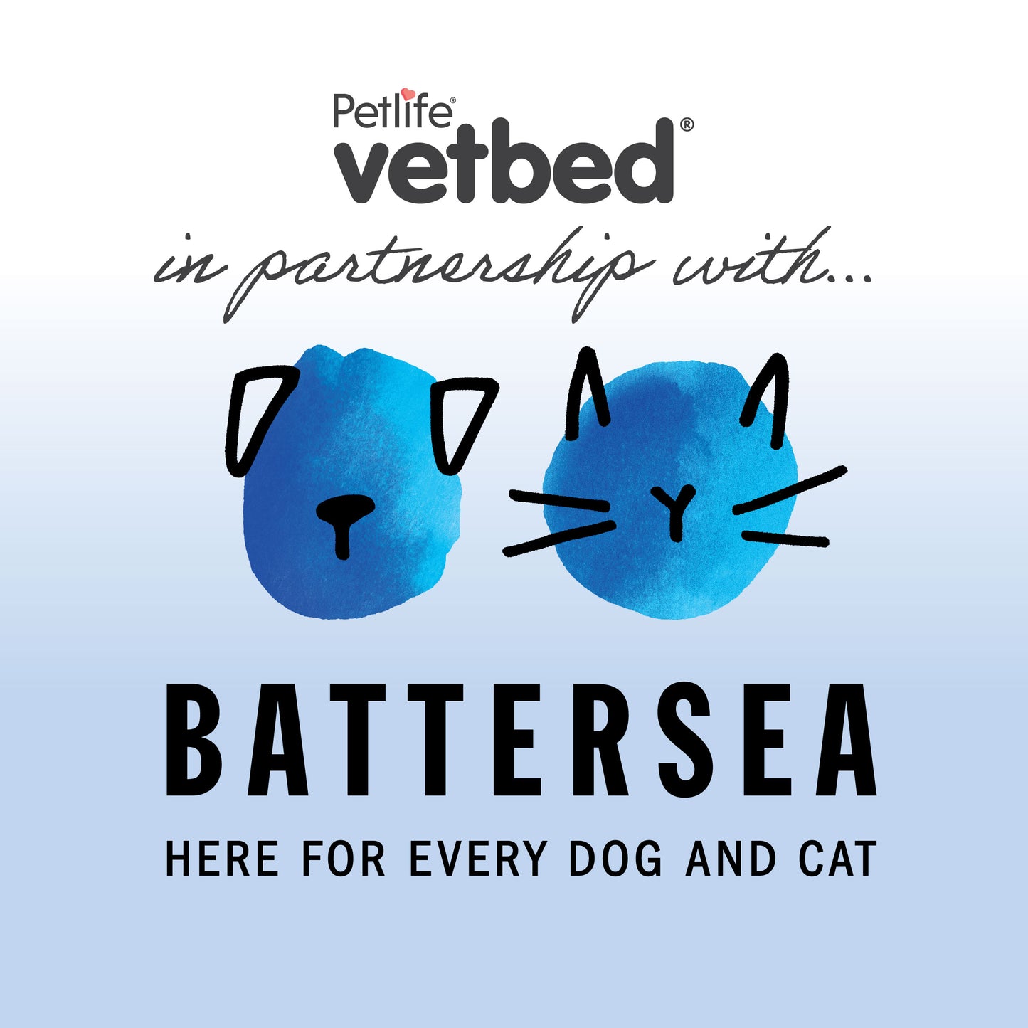 Vetbed® Non-Slip Battersea Snooze Special Edition Grey