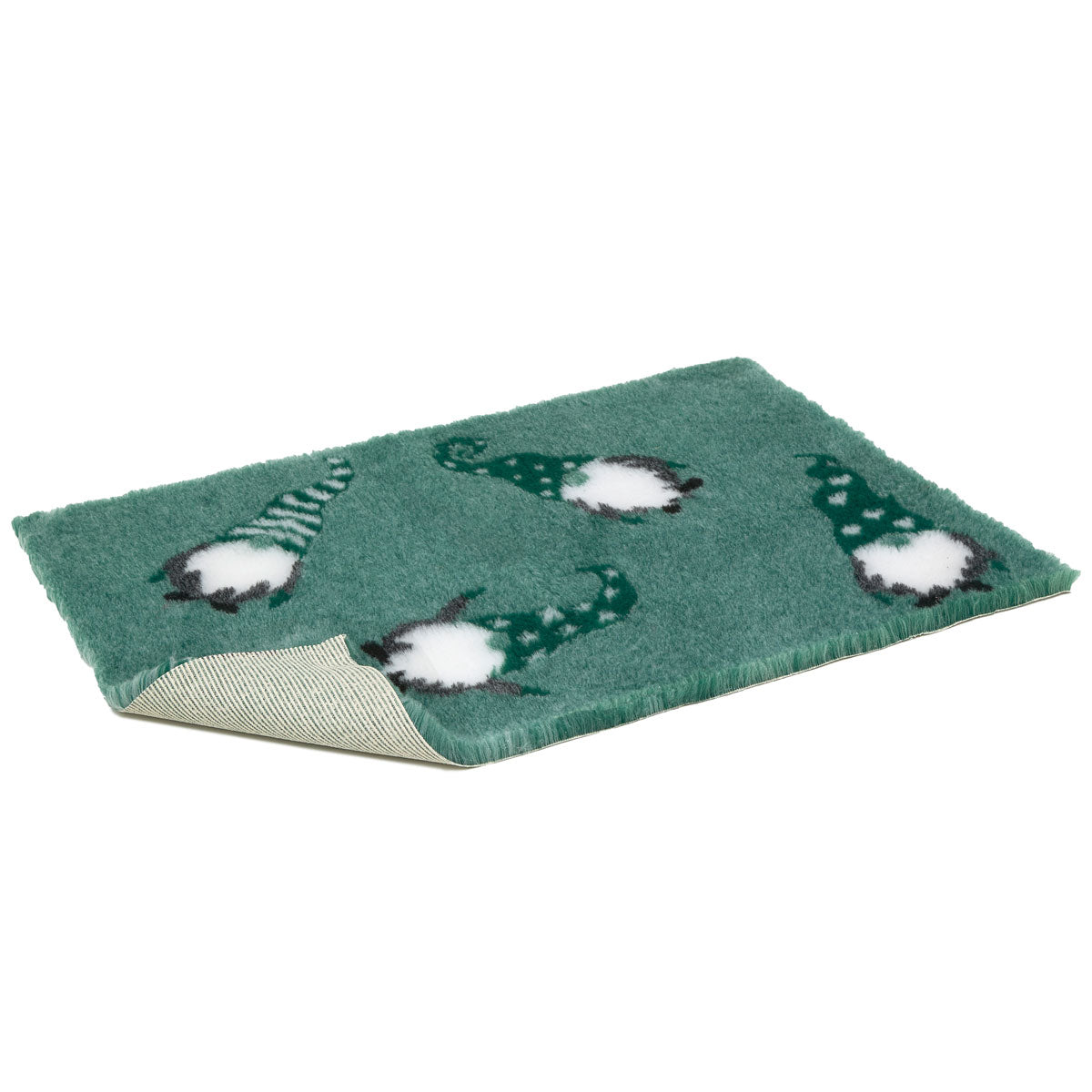 Christmas Vetbed® Non-Slip Green & White Gonk
