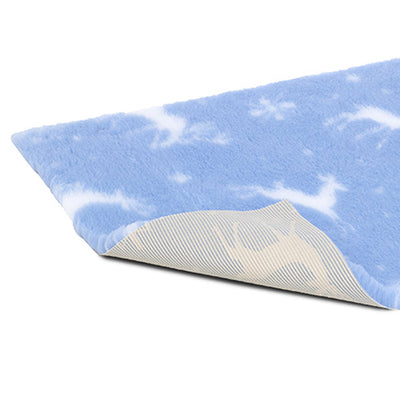 Christmas Vetbed® Light Blue with Reindeers